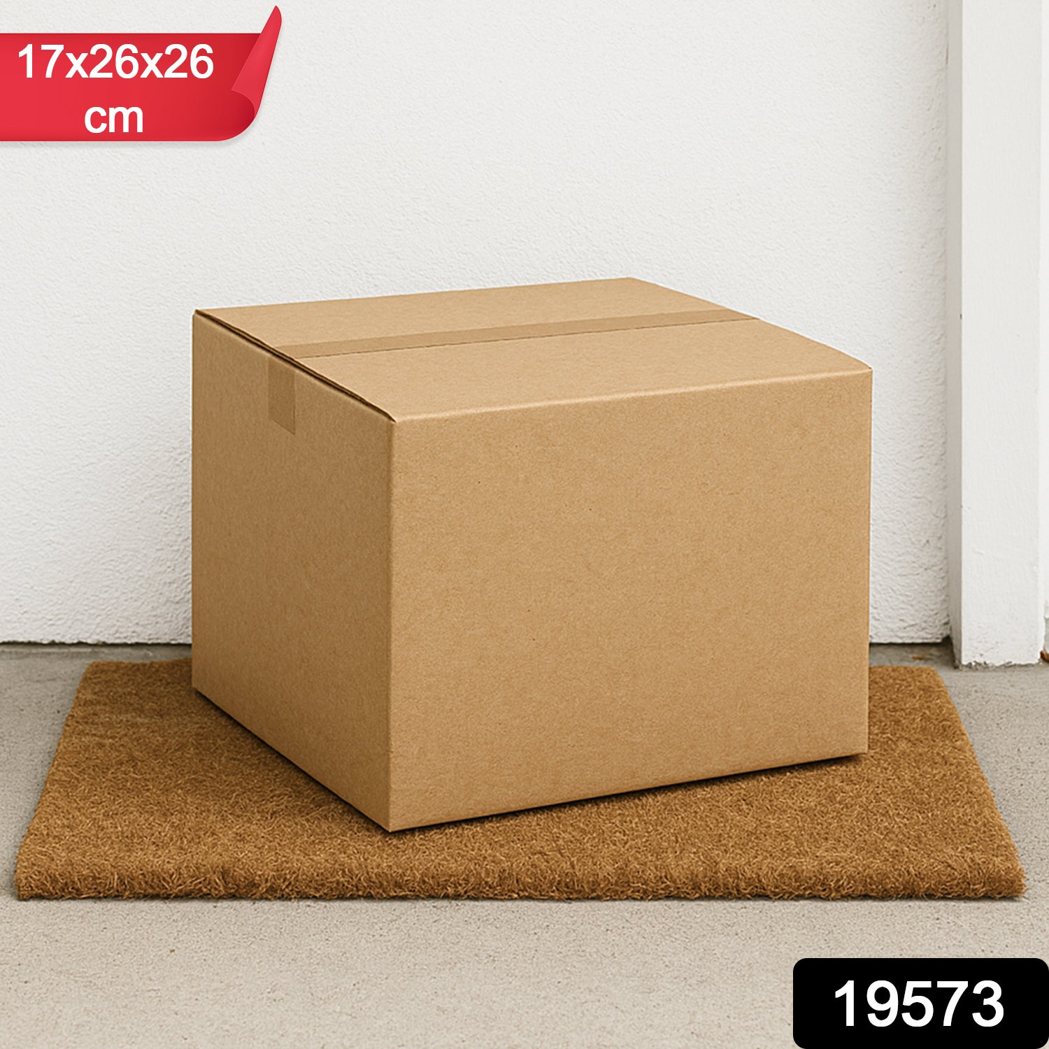 Heavy-duty Brown Box For Product Packing (17x26x26 Cm  1 Pc) Heavy-duty Brown Box For Product Packing (17x26x26 Cm  1 Pc)